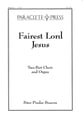 Fairest Lord Jesus Two-Part choral sheet music cover
